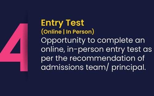 roots admission entry test