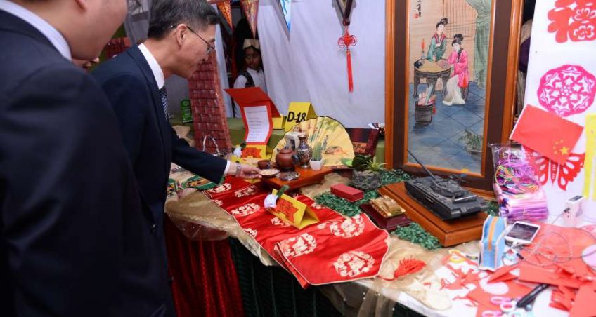 Ambassador of China Visited Millennium Roots Schools to Celebrate Chinese New Year