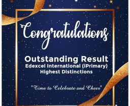 TME Students | Highest Number of Distinctions in Pearson Edexcel iPrimary International Examinations