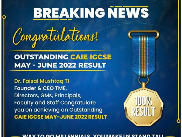 Millennials secured 100% Result in IGCSE 2022