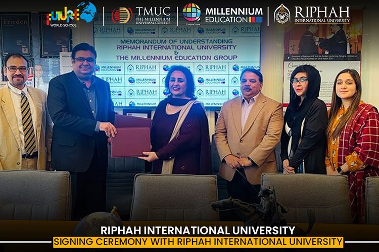 The Millennium Education Group Signs Mou with Riphah International University, Islamabad – RIU