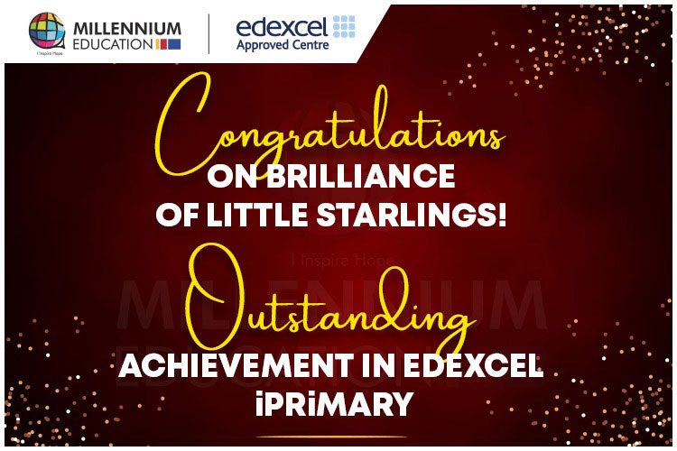 Millennium doesn’t quit at nothing, Champions of Edexcel iPrimary!