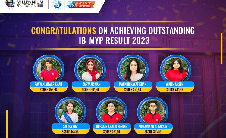 Millennials Secured Outstanding Result in IB MYP 2022-2023